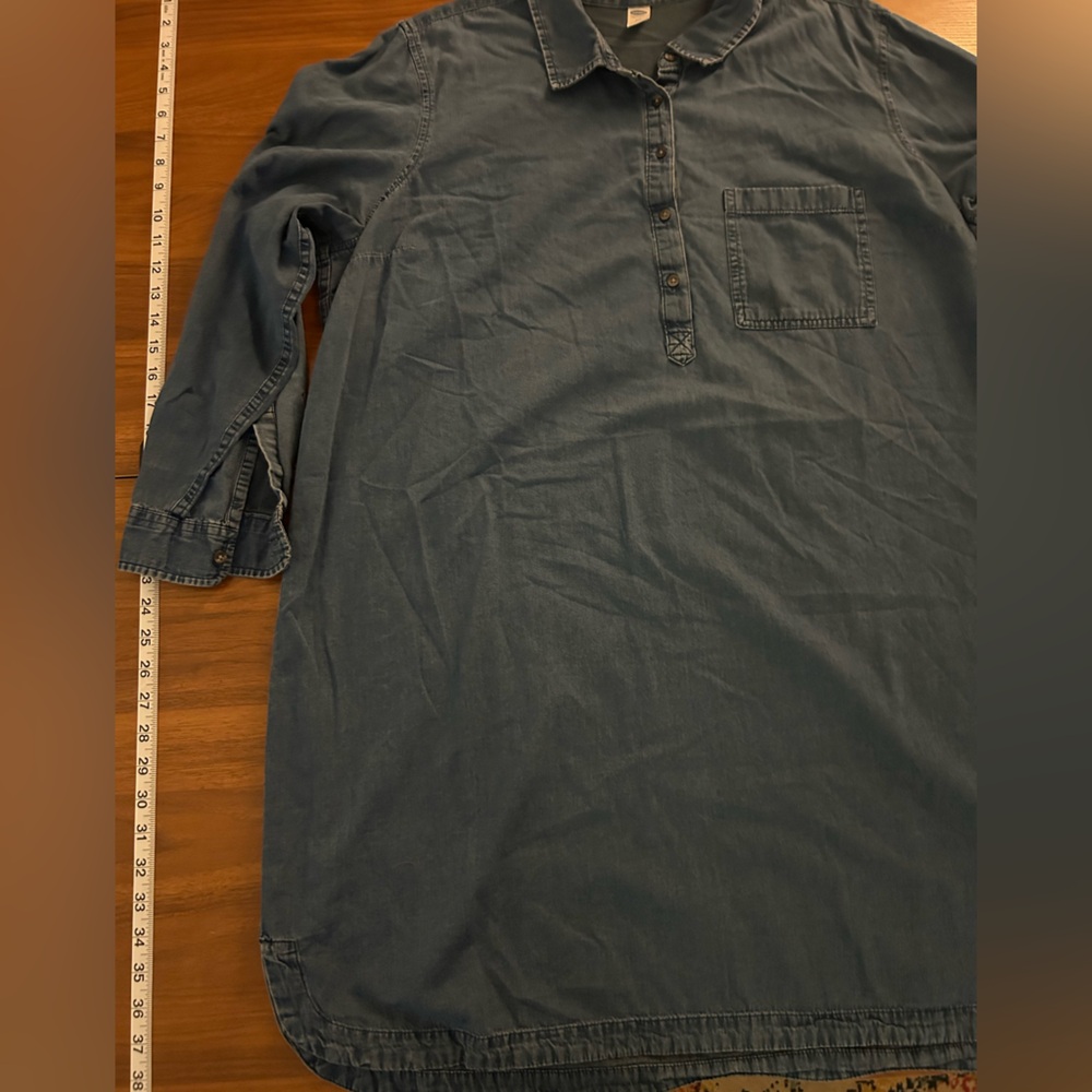 Old Navy Collared Denim Shirt-style Dress